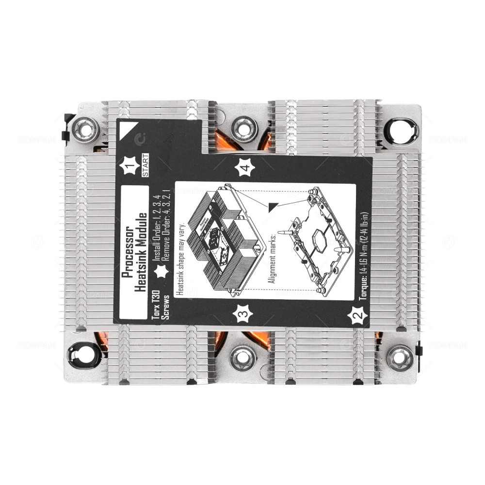 01KP651  LENOVO PERFORMANCE HEATSINK 1U 3HP 165W FOR THINKSYSTEM SR630 SR530 SR570 SN550